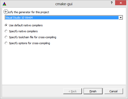 CMake generators