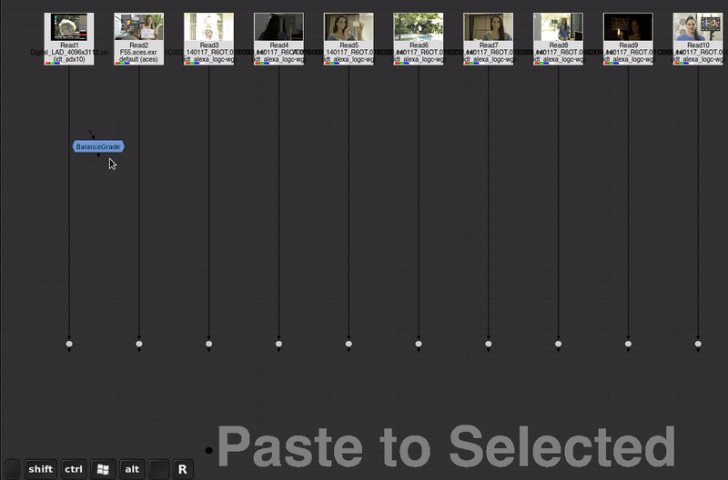 Paste to Selected