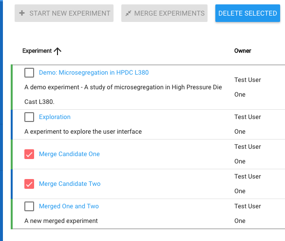 Details of delete selection